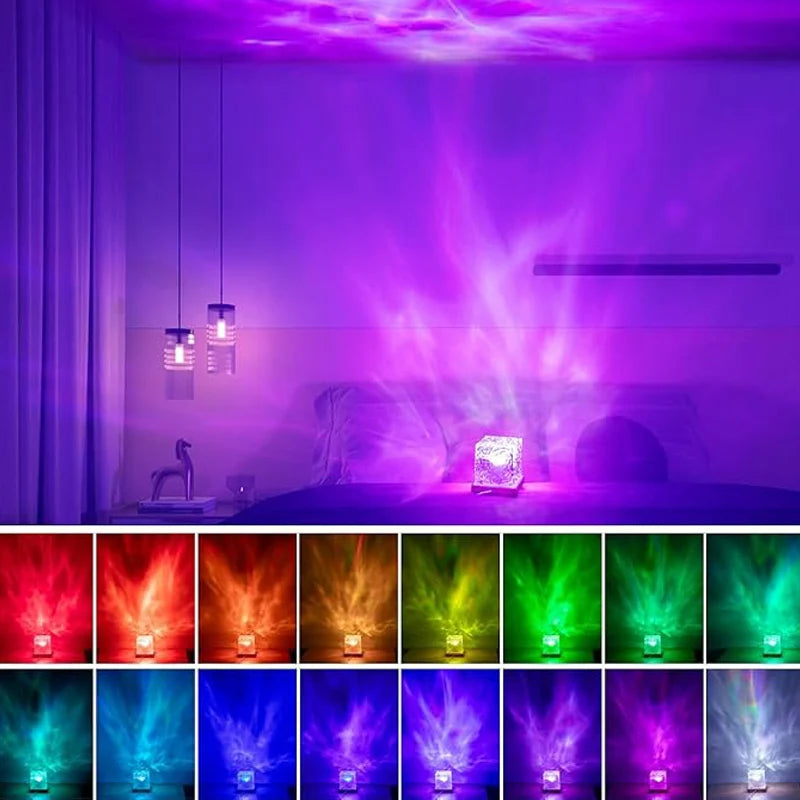 Norrsken - Projektorlampa med 16 färger