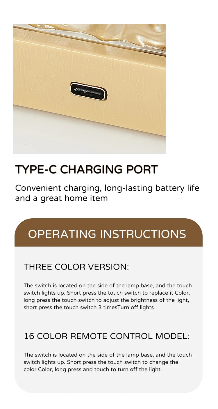 Norrsken - Projektorlampa med 16 färger