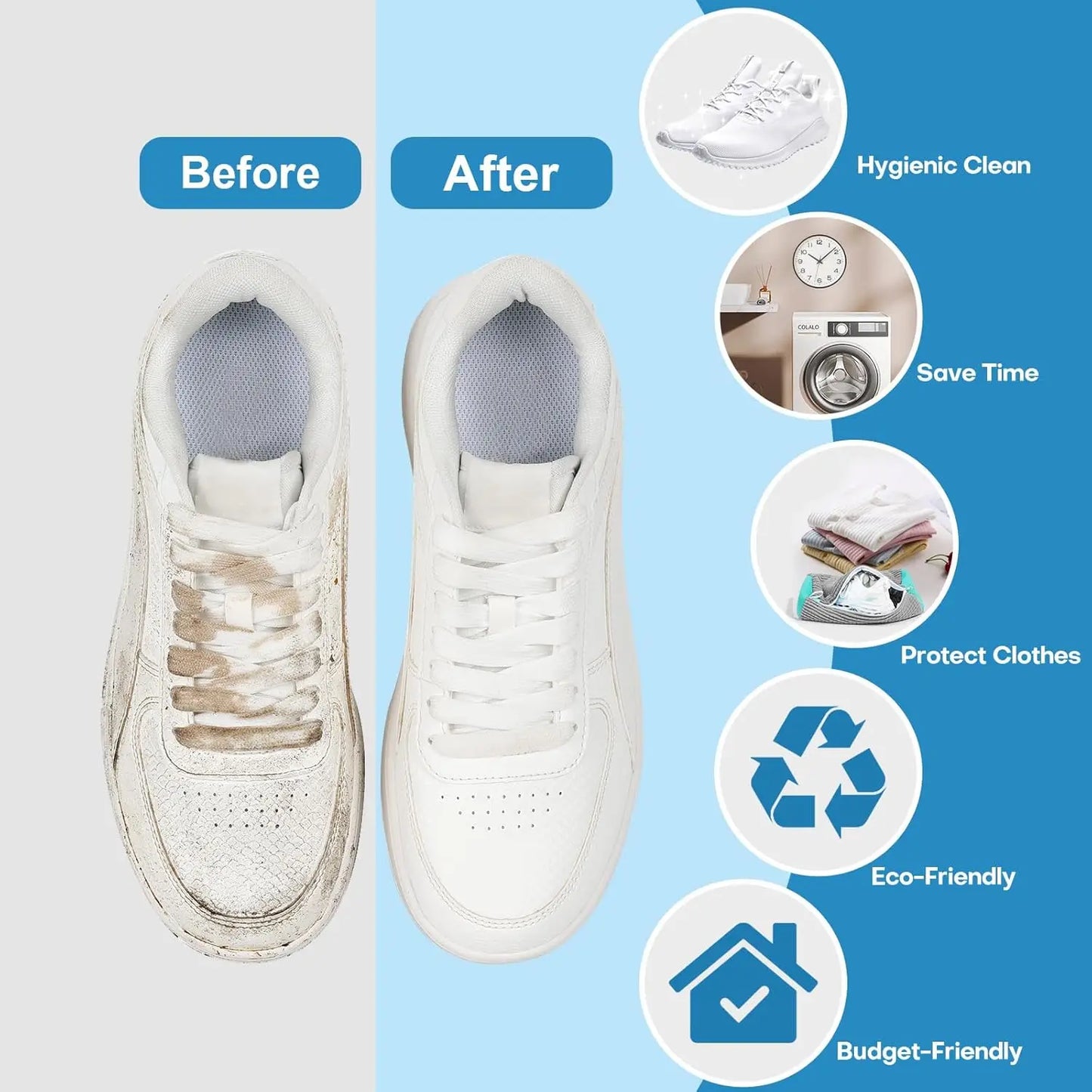 RenaSteg - Skotvättpåse för Tvättmaskin