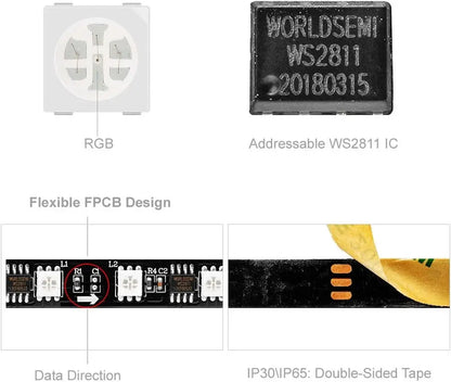 LED-slinga - Appstyrd med/utan Fjärrkontroll